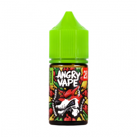 Жидкость Angry Vape salt 30ml 50mg (2 Ultra) Sour (Волк Ауф (Вишня с лимоном), Hard)