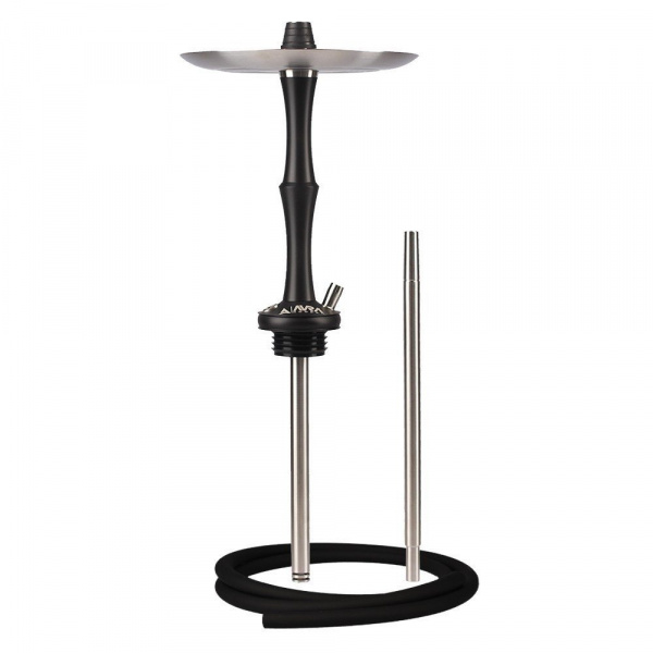 Шахта Aura model Deep (Black, 47 см, 14 мм, Шахта, Шланг, Мундштук, Нержавеющая сталь, Нет)