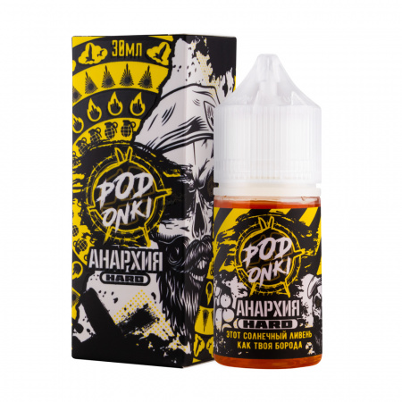 Жидкость Podonki Анархия 30ml 20mg Ultra (Этот солнечный ливень как твоя борода (Сочный ананас со льдом), Hard)
