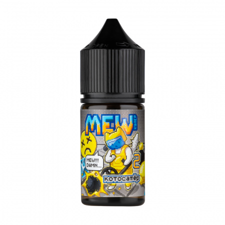 Жидкость Mew salt 30ml 20mg (Котосапёр (Лимон и черная смородина со льдом), Light)