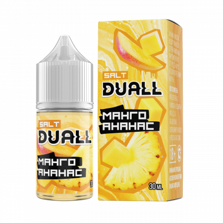 Жидкость Duall salt 30ml HARD 50mg (Манго Ананас, Hard)