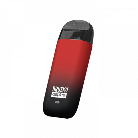 POD-система Brusko Minican 2 (Черно-красный градиент(Black-red gradient), 400 mAh, 11 W, 3 мл, Датчик затяжки)