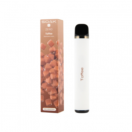 SOAK X ZERO 1500тяг (Toffee (кремовый ирис), 1500 тяг)