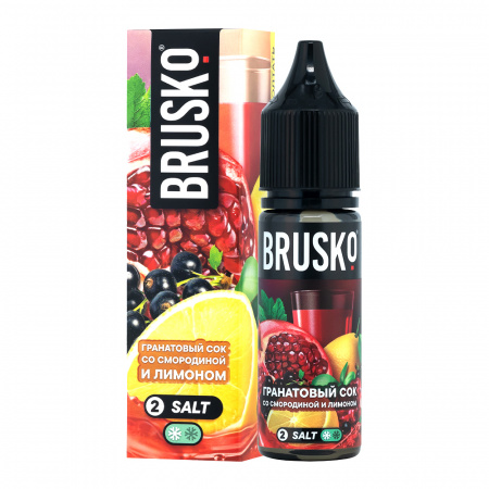 Жидкость Brusko Chubby salt 35ml 20mg (№2) (Гранатовый сок со смородиной и лимоном, Light)