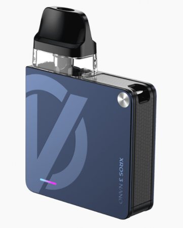 POD-система Vaporesso XROS 3 Nano (Navy Blue, Датчик затяжки, 1000 mAh, 2 мл, 23 W)