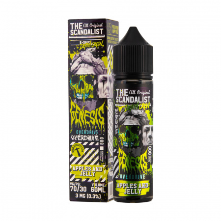 Жидкость The Scandalist 60ml 3mg (Genesis overdrive (Мармелад - яблоко))