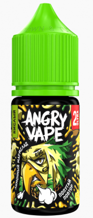 Жидкость Angry Vape salt 30ml 20mg Sour (Попугай Повтор (Лимонный мармелад), Light)
