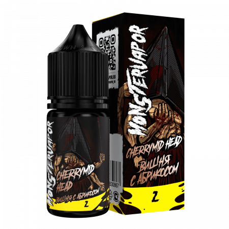 Жидкость Monster Vapor 30ml 20mg (CHERRYMID HEAD (вишня с абрикосом), Light)