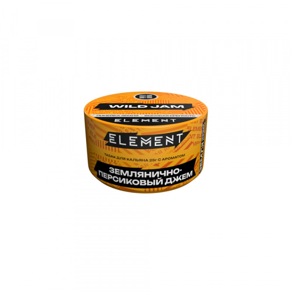 Element (Земля) 25г (Wild Jam (земляника,персик,джем), Крепкий)