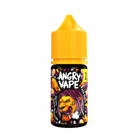 Жидкость Angry Vape salt 30ml 20mg (Лев Шарм (Йогурт манго-маракуйя), Light)