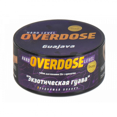 Overdose 25г (Guajava (Экзотическая гуава), Крепкий)